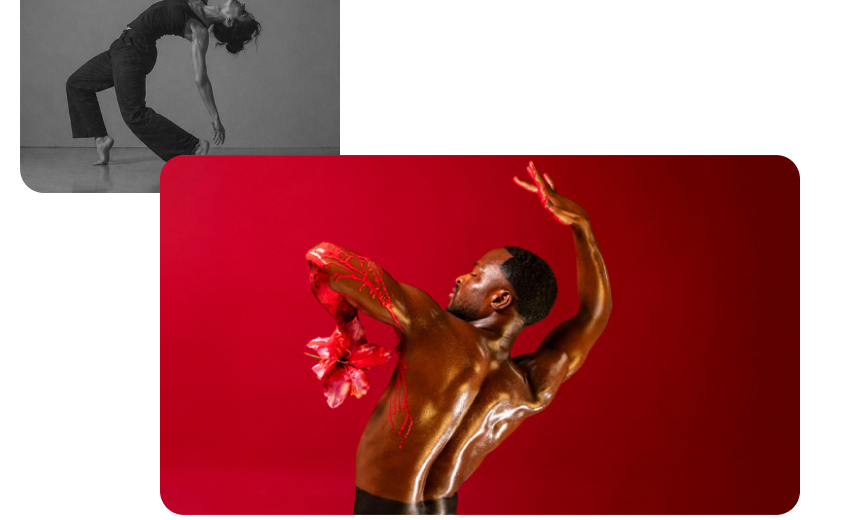 Performance-inspired dance photography
