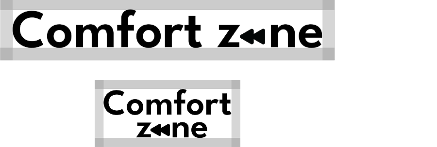 Comfort Zone logo lockups